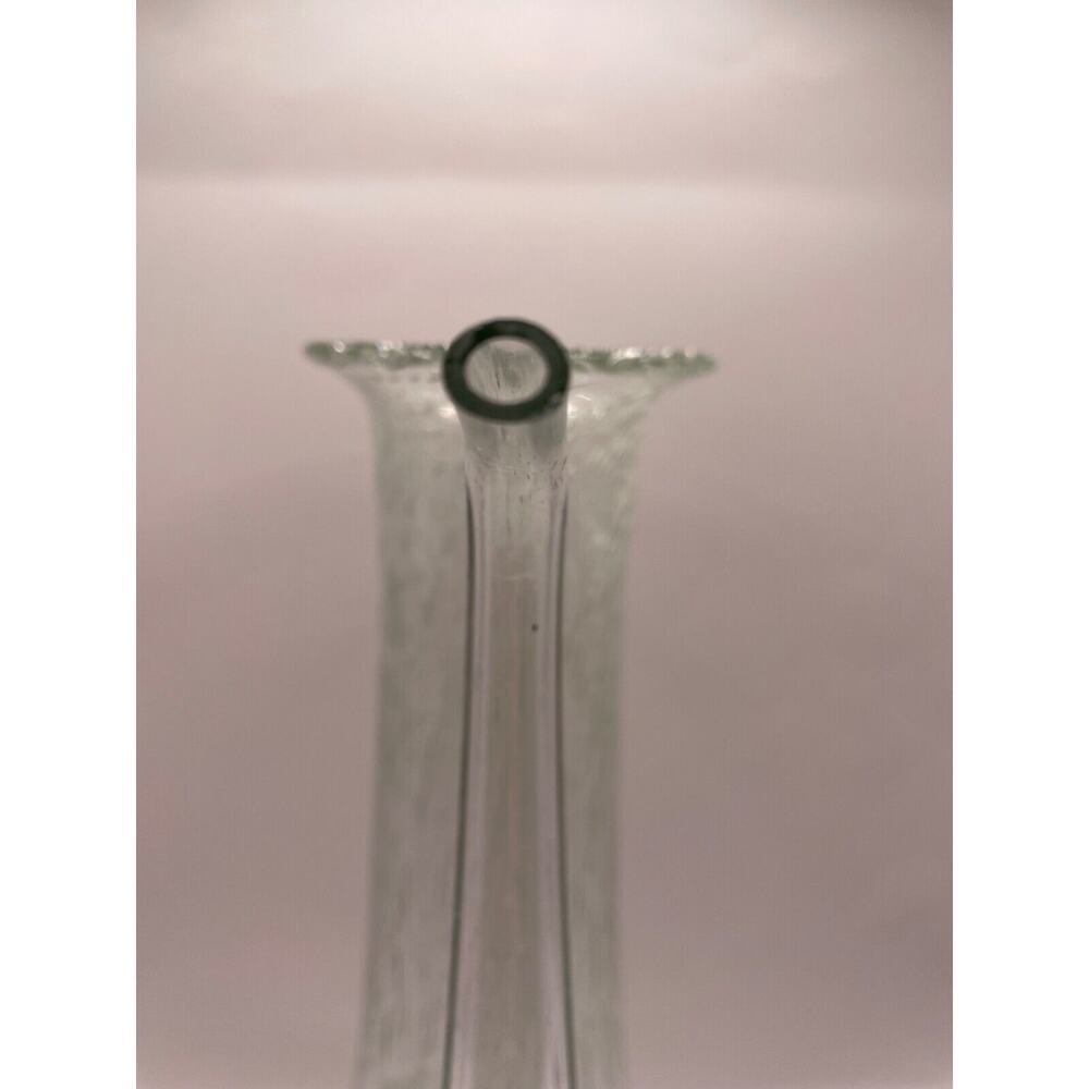 Handblown La Verrerie de Biot Arlequin France Bubbles Art Glass Signed - Picture 3 of 8